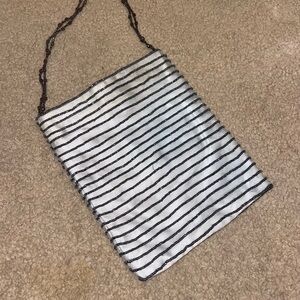 Grey/blue mini bag